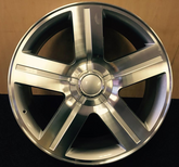 22" STW 258-M Wheel TEXAS EDITION Wheel 🌟 22X9 +30 6X139.7 🌟 C.B 78.1 B Silver Machined Rim